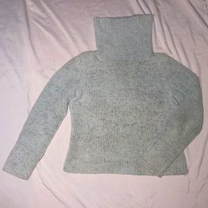 Sarah spencer pale teal sweater